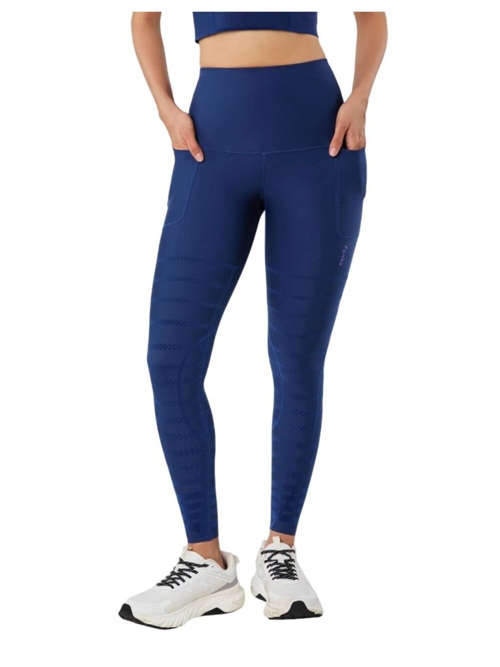Fanka RecoverEase Leggings Reversible Navy Size 8 High-Waist
